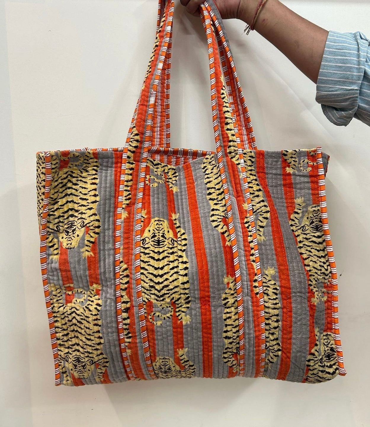 Weekender Velvet Tote
