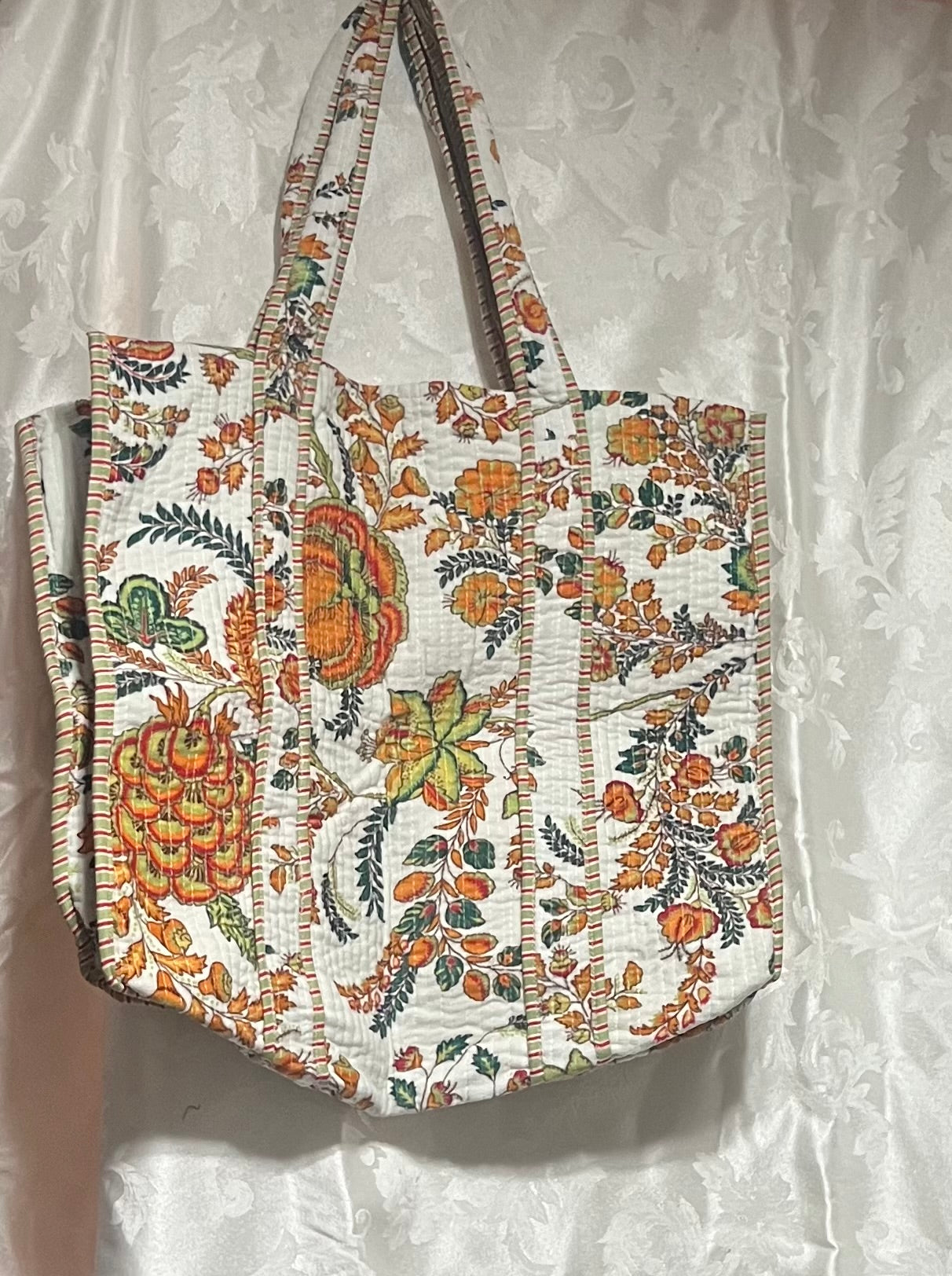 Weekender Velvet Tote