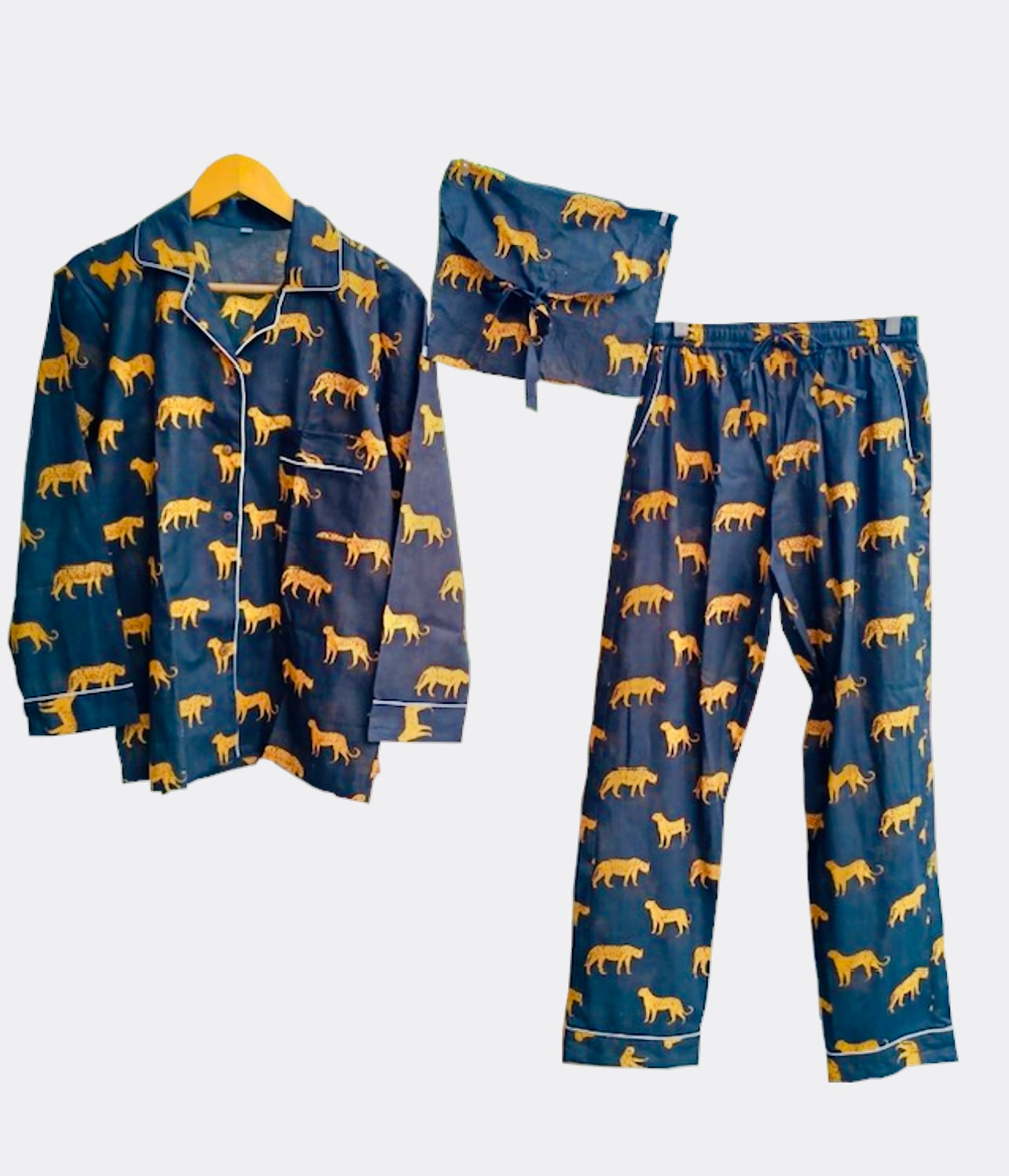 The Leopards Long Pajamas Pants Sets