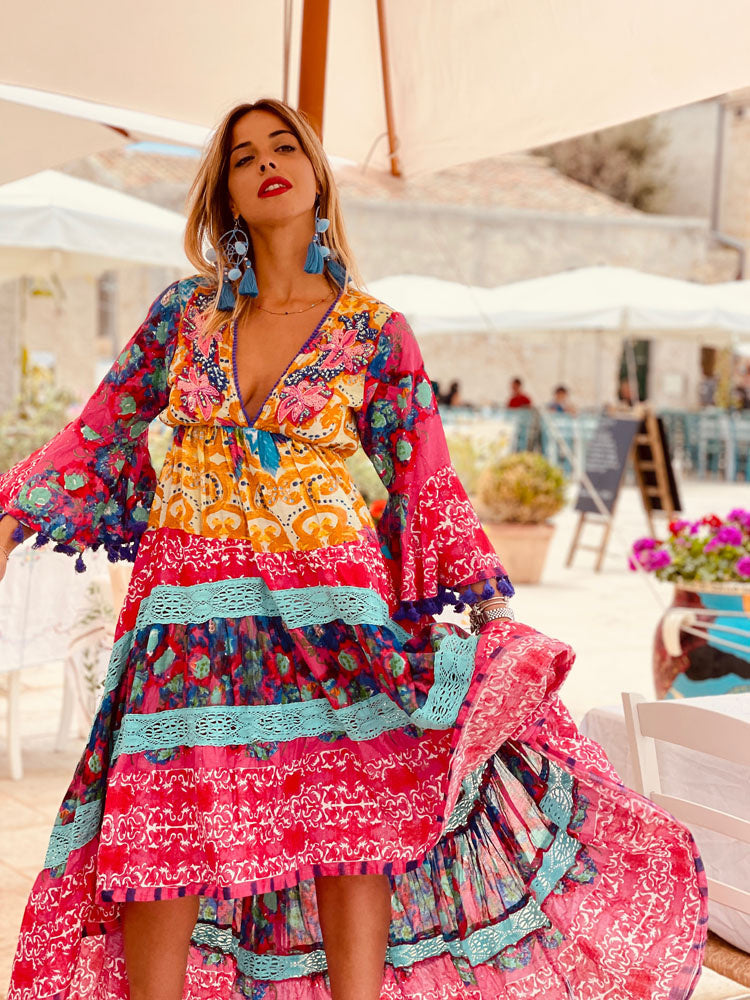 Bibiana Multi Maxi Dress