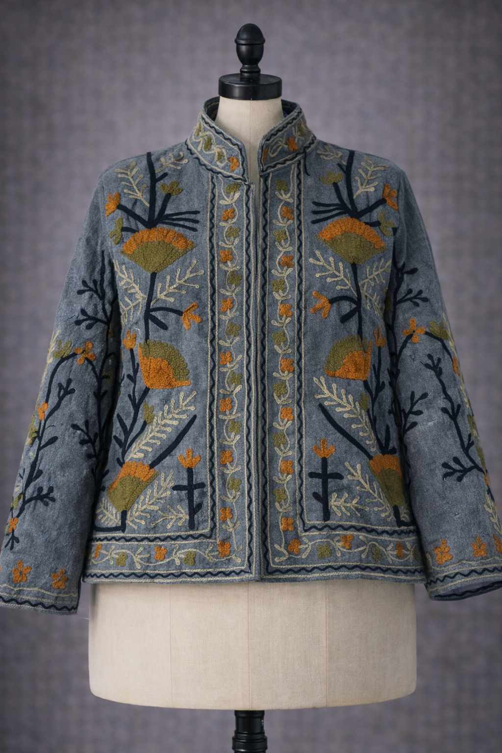 Embroidered Cotton Jackets - Jen